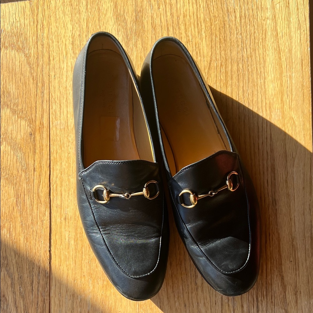 Gucci horse bit Loafers